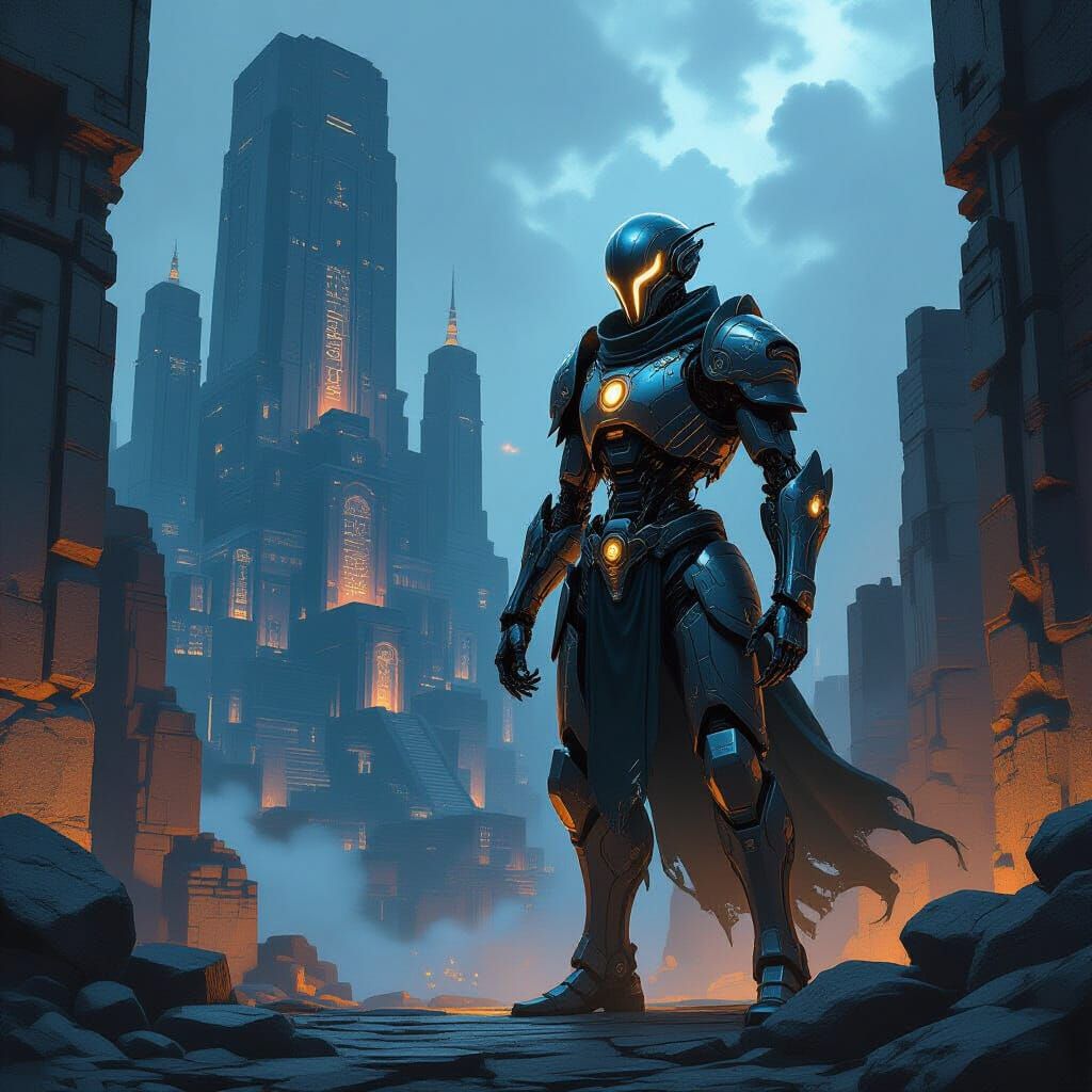 Automaton Warrior Guards Forgotten City