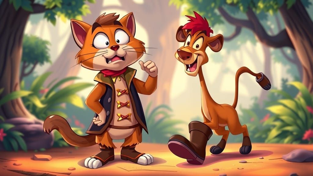 Car in Boots Sees Pumbaa Wearing His Iconic Boots in a Whims...