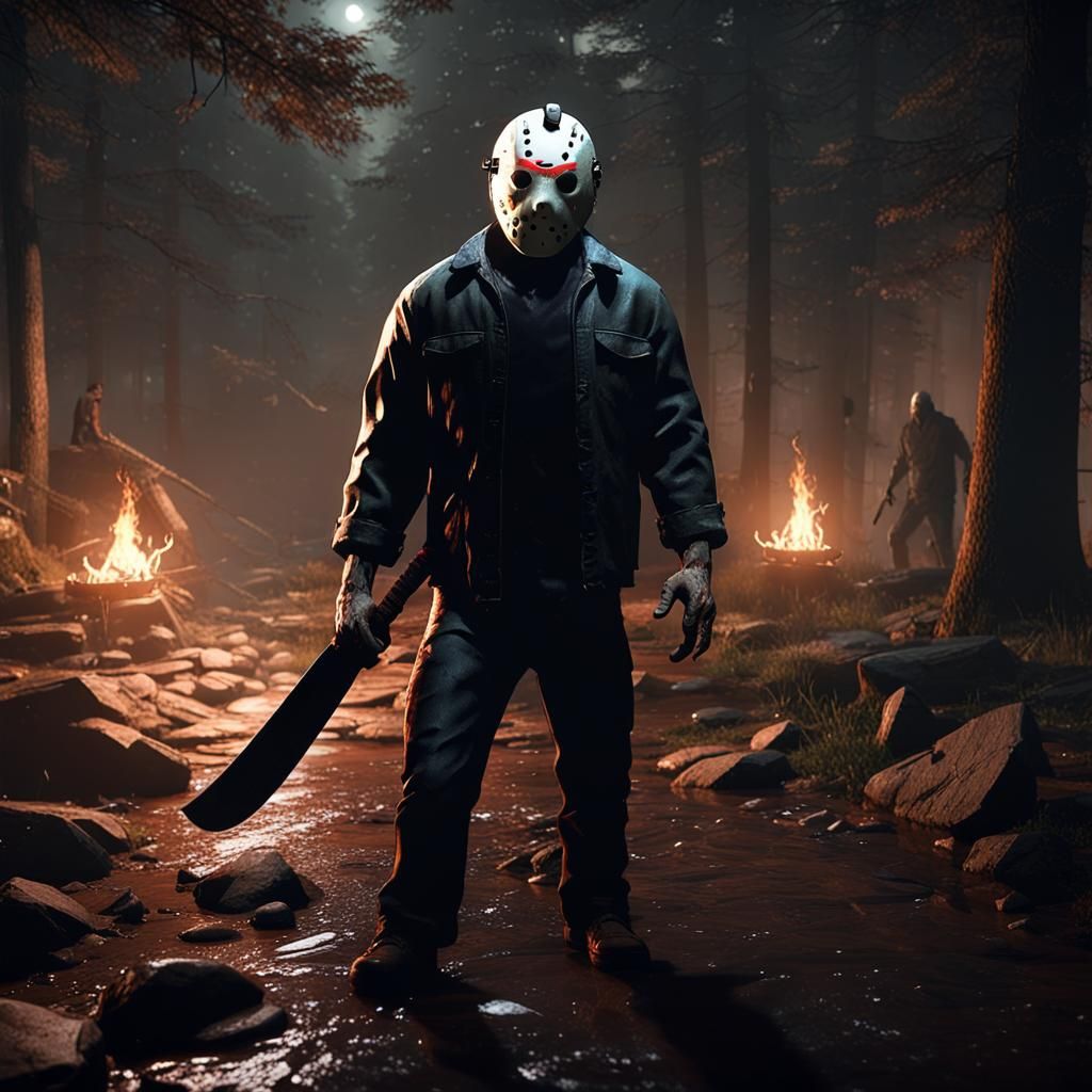 Friday the 13th Slasher Game Concept Art