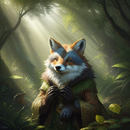 Enchanted Forest Animals Pursue Secret Hobbies