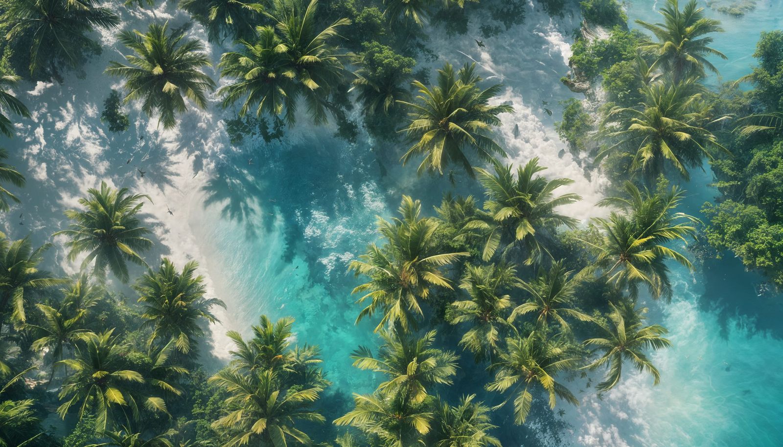 Island Paradise: A Digital Matte Painting