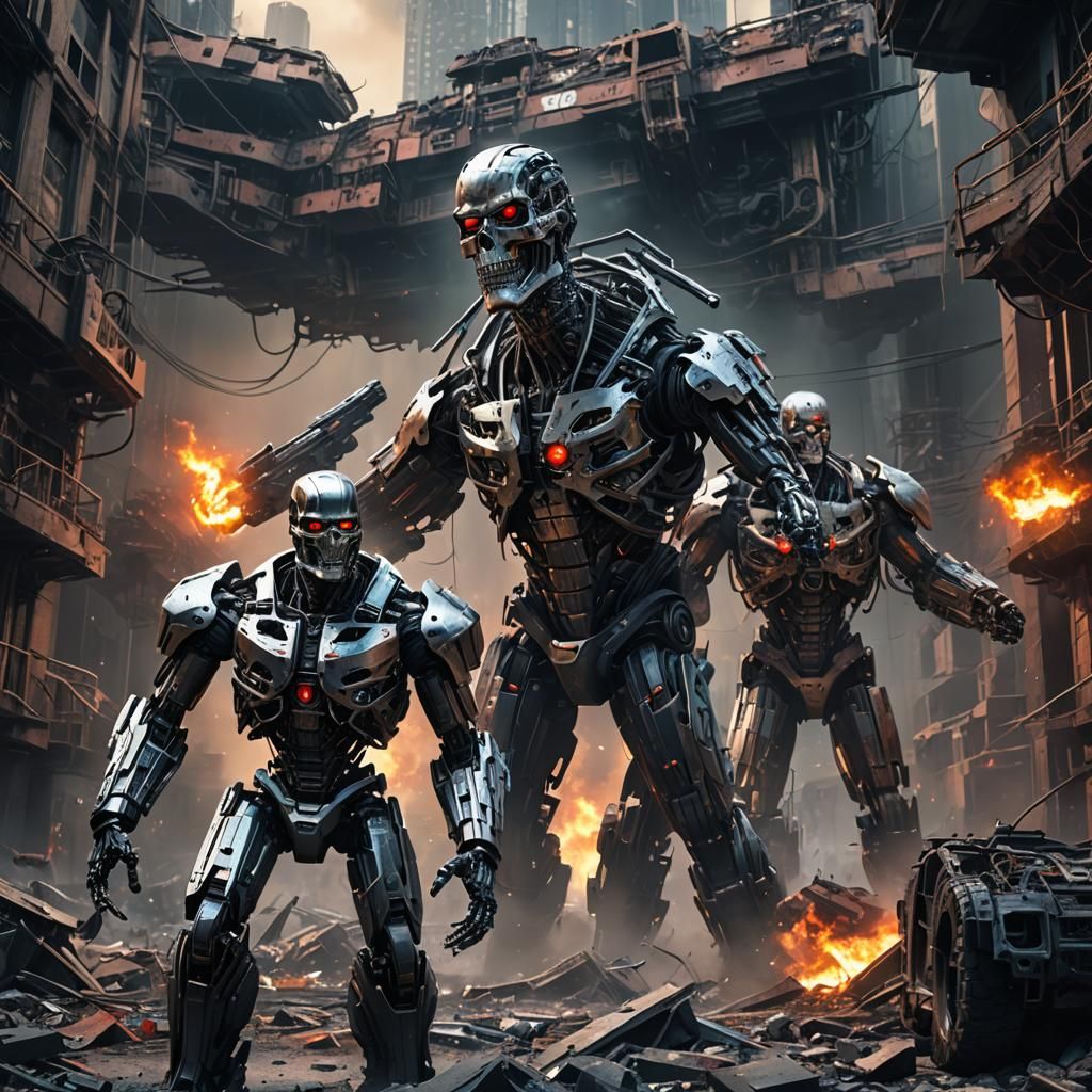 Terminator Detailed Matte Painting in Unreal Engine