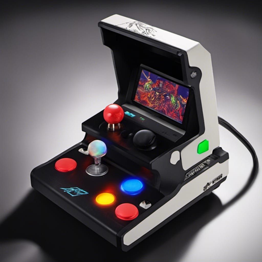 Custom Portable C64 Gaming System with Holographic Screen