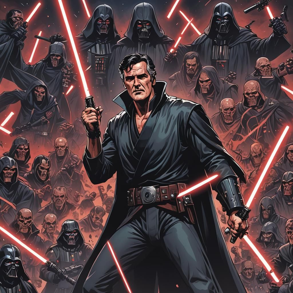 Bruce Campbell as Manga Sith Master