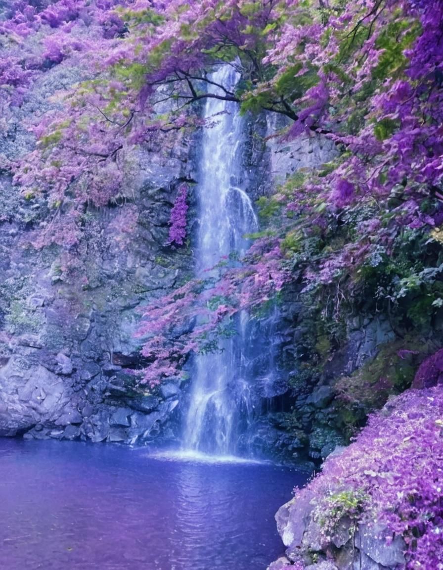 Scenic Waterfall Landscape
