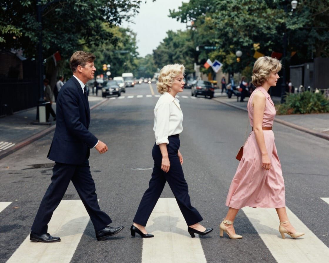 Iconic Trio Cross Abbey Road in Vintage Style