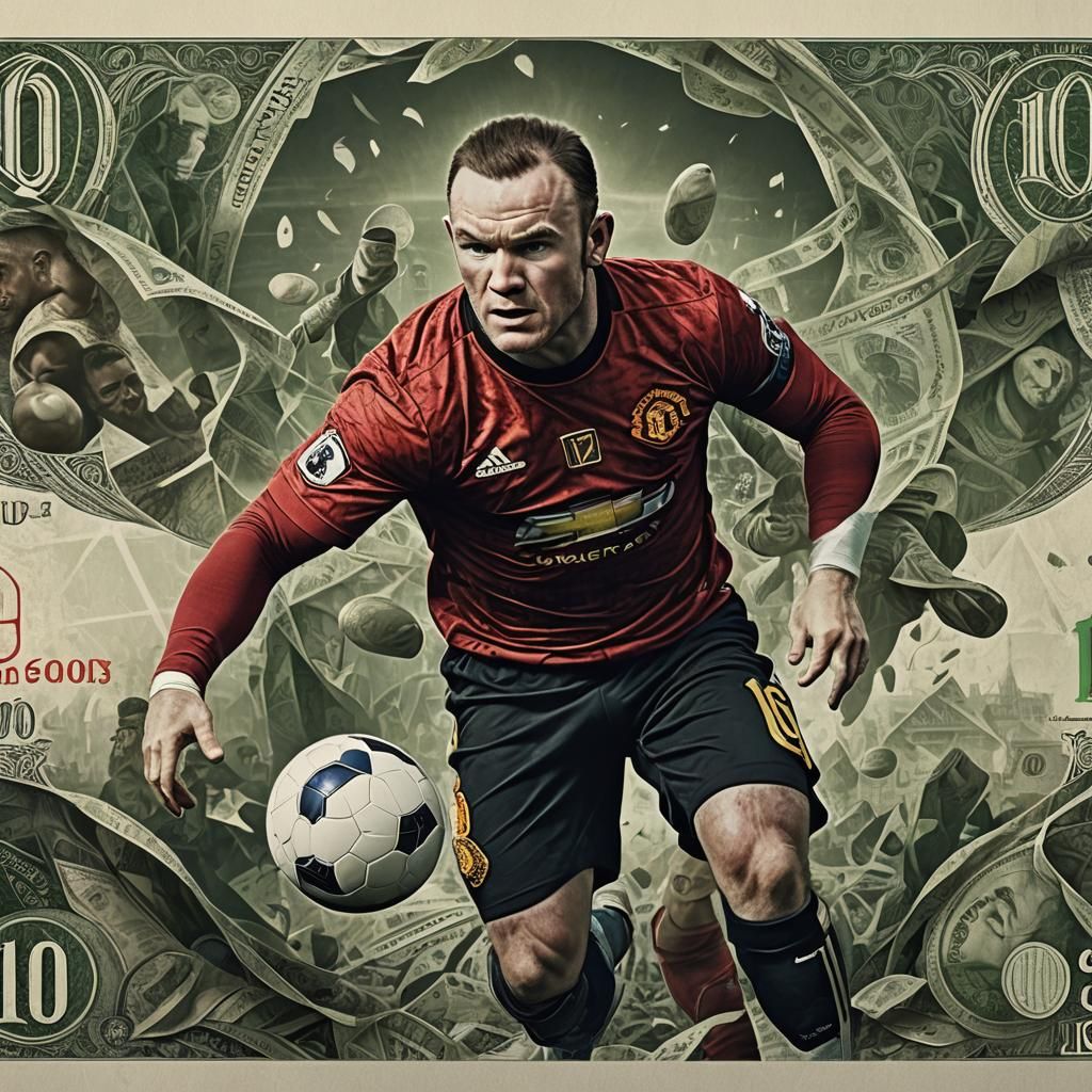 Wayne Rooney Movie Poster Art Banknote