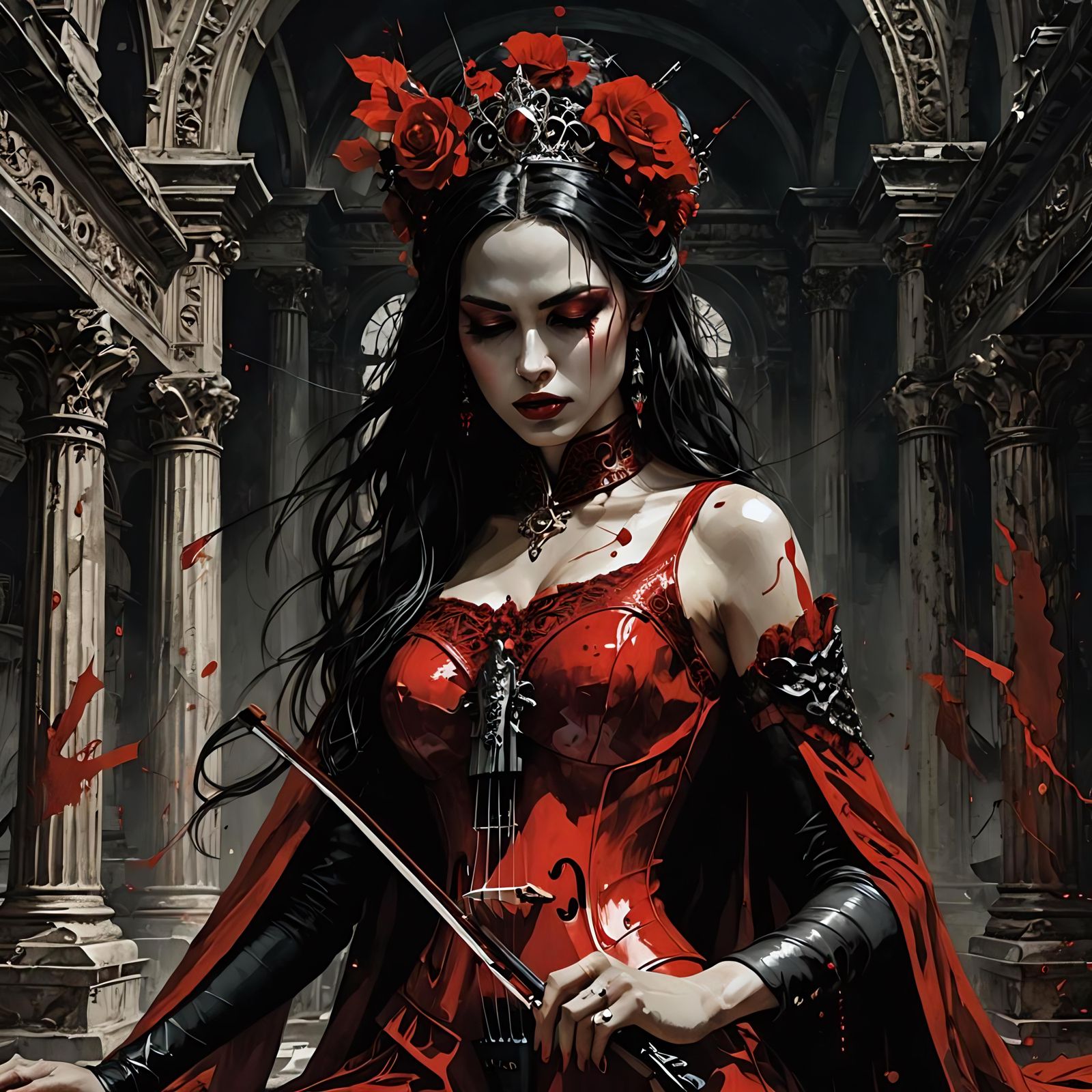 the queen of the damned & the violin