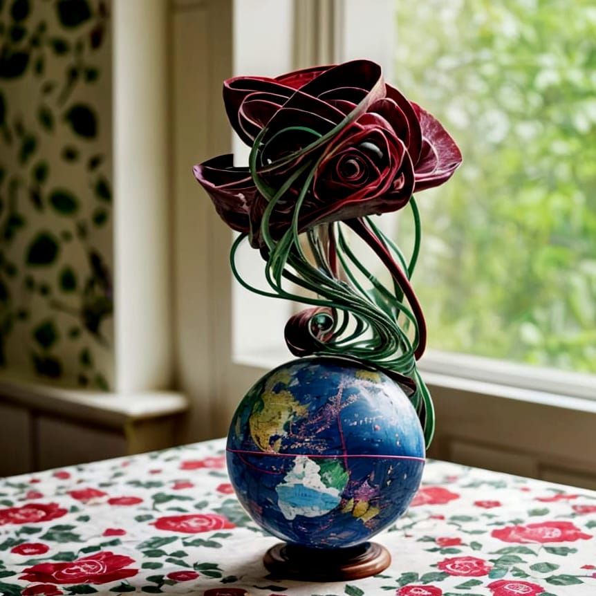 Hyperbolic Geometry of Curved Surfaces