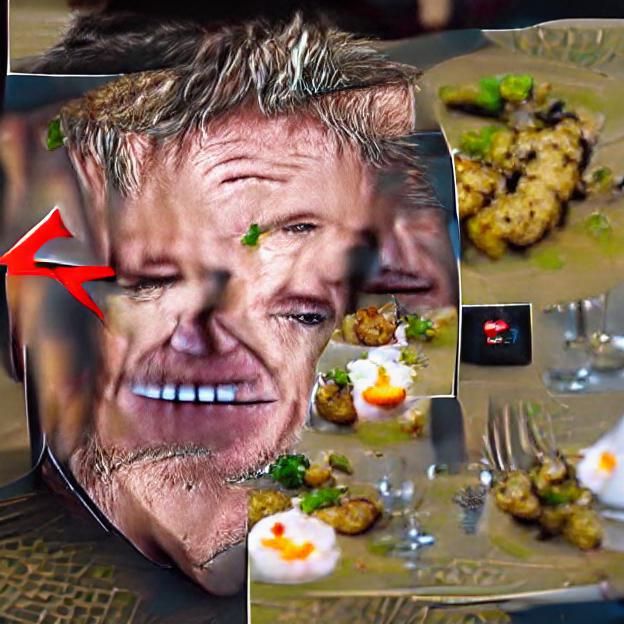 Angry Gordon Ramsay Portrait in 8k Resolution