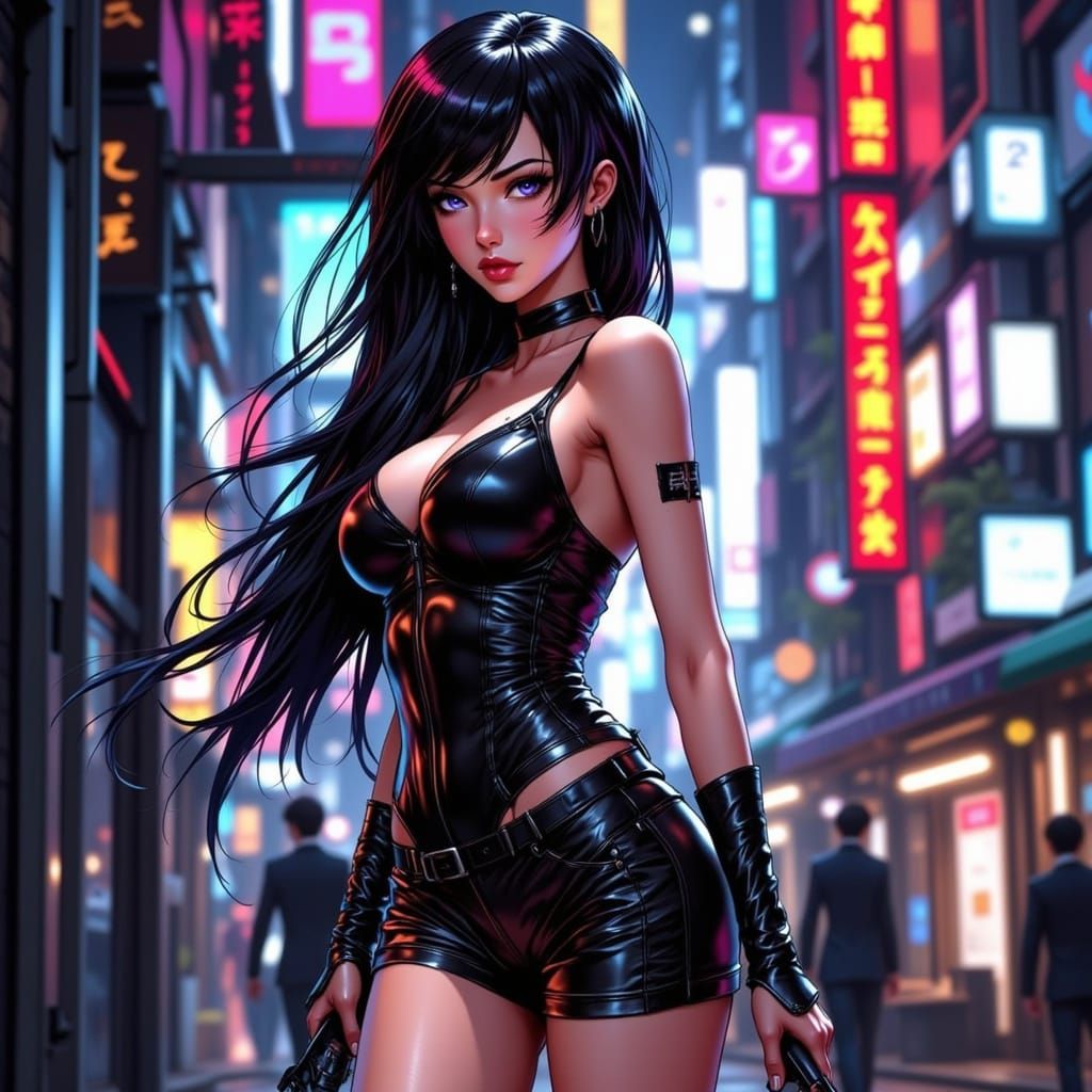 Akeno Himejima in Seductive Call Girl Attire