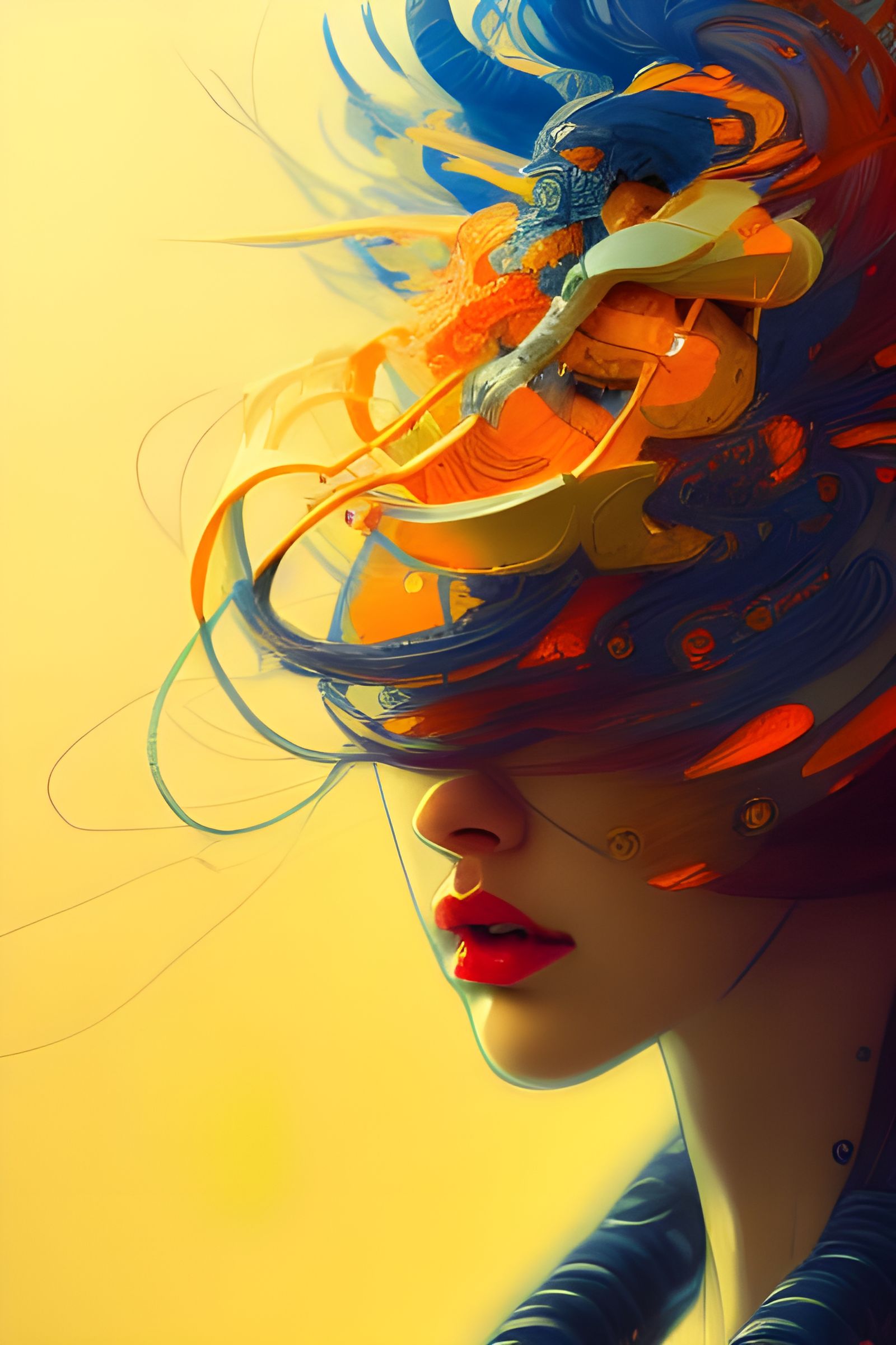 Intricate Engineer Portrait in Hyperdetailed Style