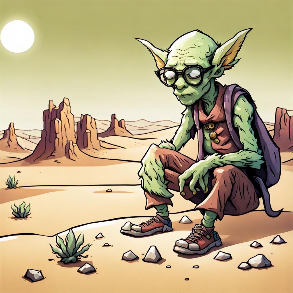 Nerdy Goblin's Desert Dehydration Catastrophe