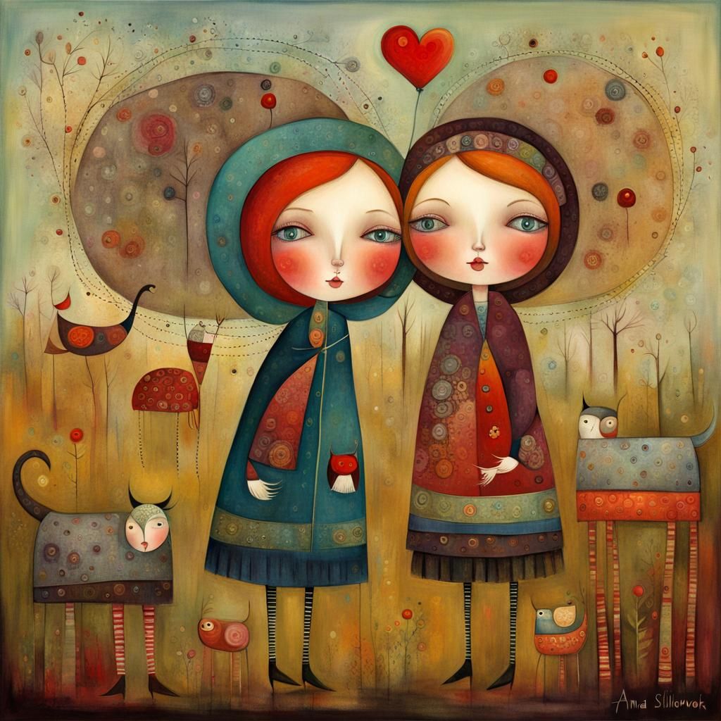 Anna Silivonchik Inspired Painting