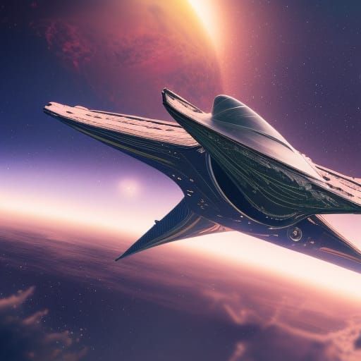 Taylor Swift in Space: Detailed Matte Painting