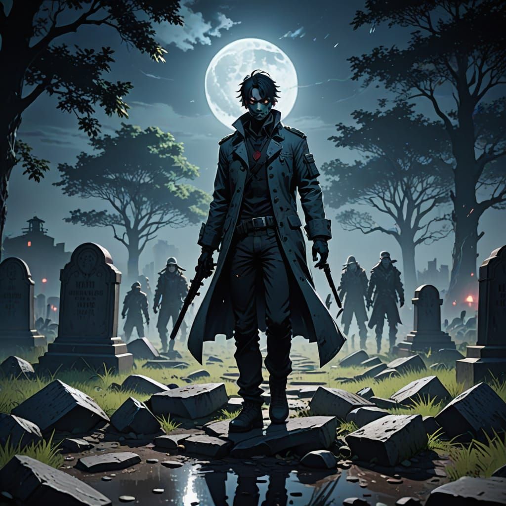 Zombies Unleashed on Friday the 13th in 3D Anime Art