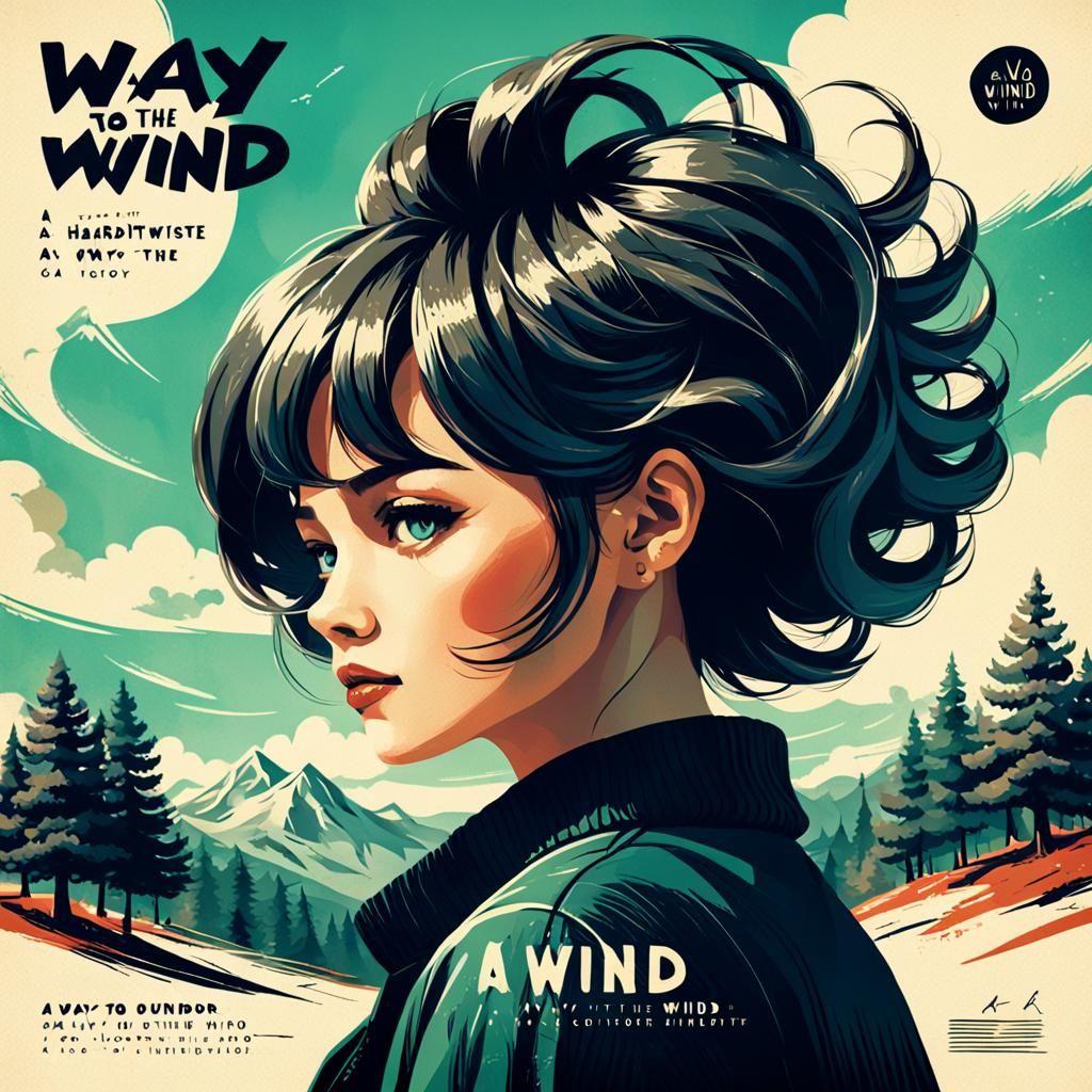 Retro Album Cover with Handwritten Text