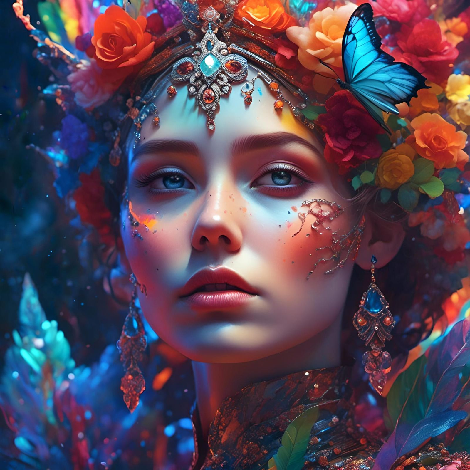 Her radiance filled the air...her eyes commanded attention