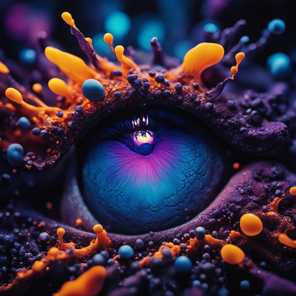 Glowing Orb Radiates in Dark Cosmos