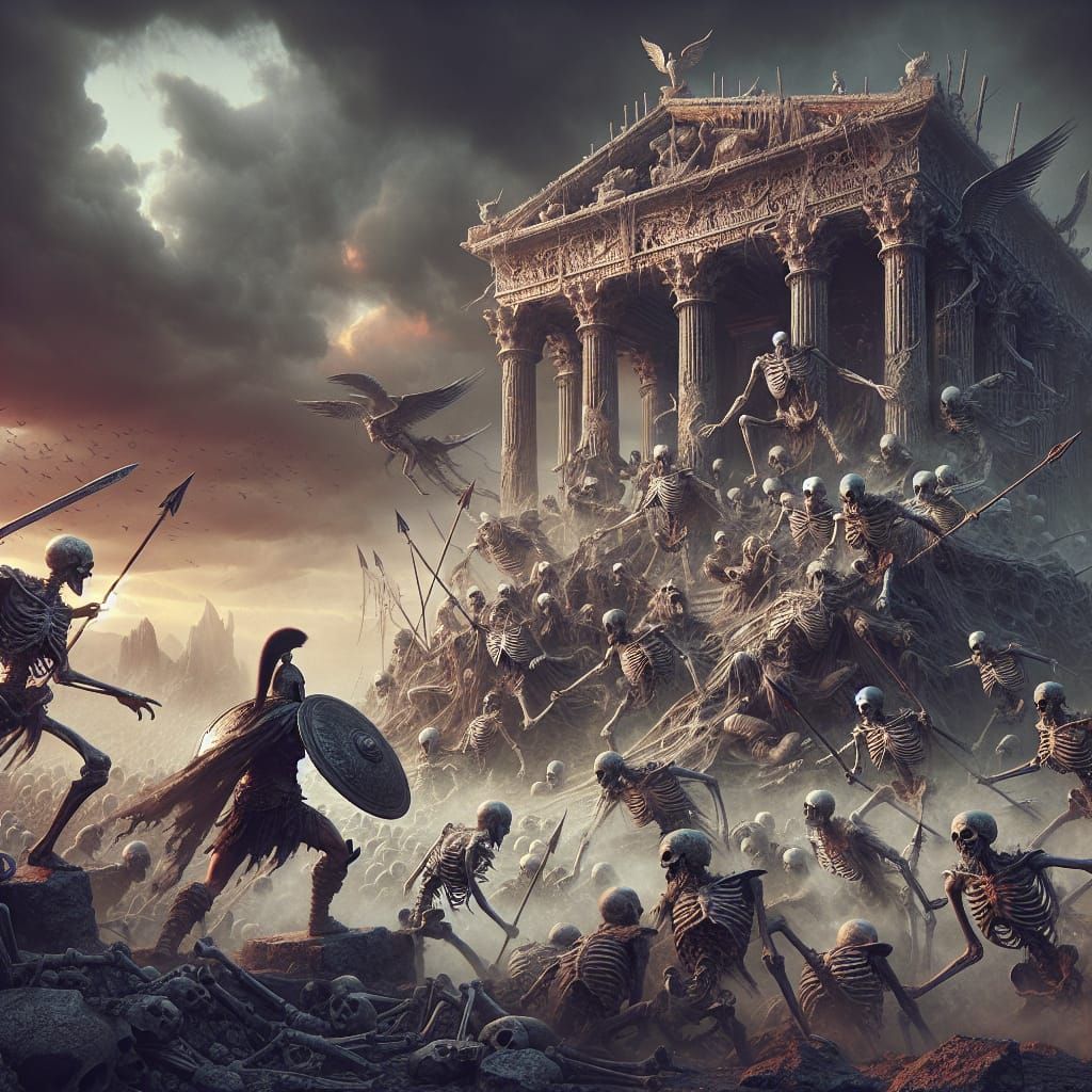 Epic Battle: Jason and the Argonauts Matte Painting