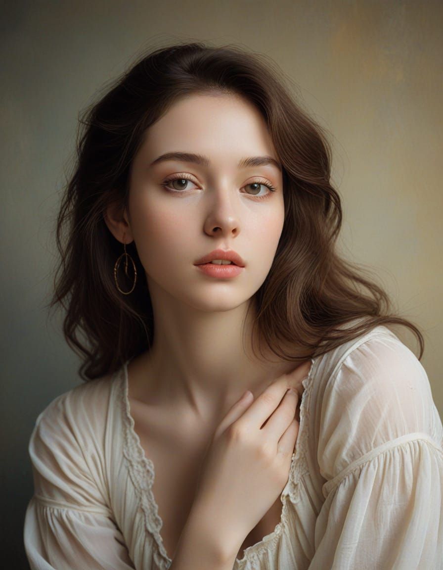 Ethereal Beauty in Soft Moonlight