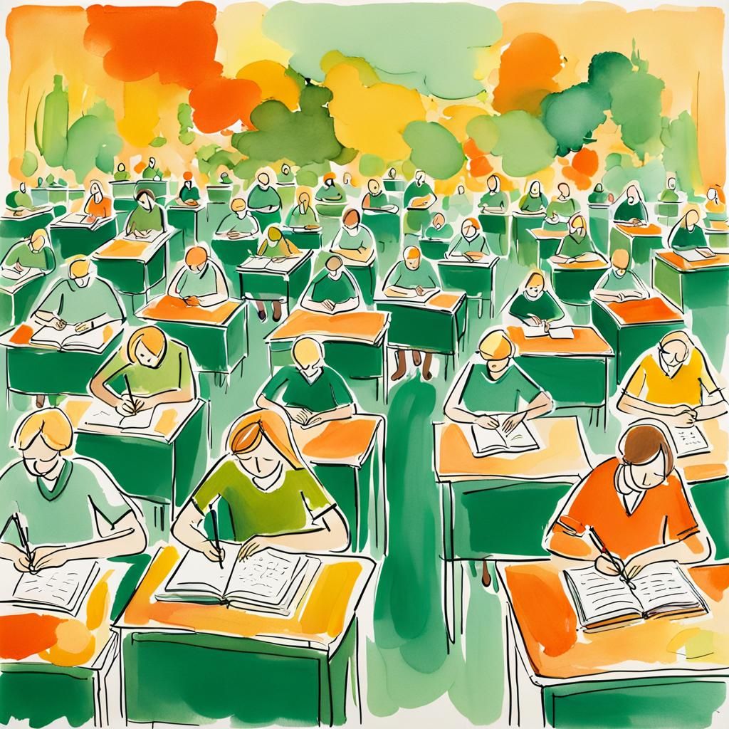 Teachers Writing: Vibrant Abstract Expressionism in Watercol...