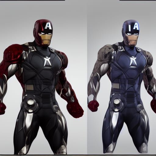 Realistic Avengers Prototype: Detailed Muscles, Unreal Engin...