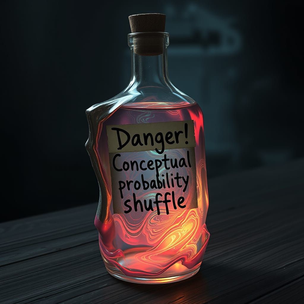 A twisted bottle of potion of improbability, switching the p...