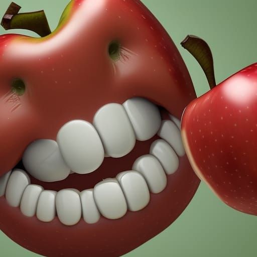 Abomination Apple Eats a Banana: Surreal Horror