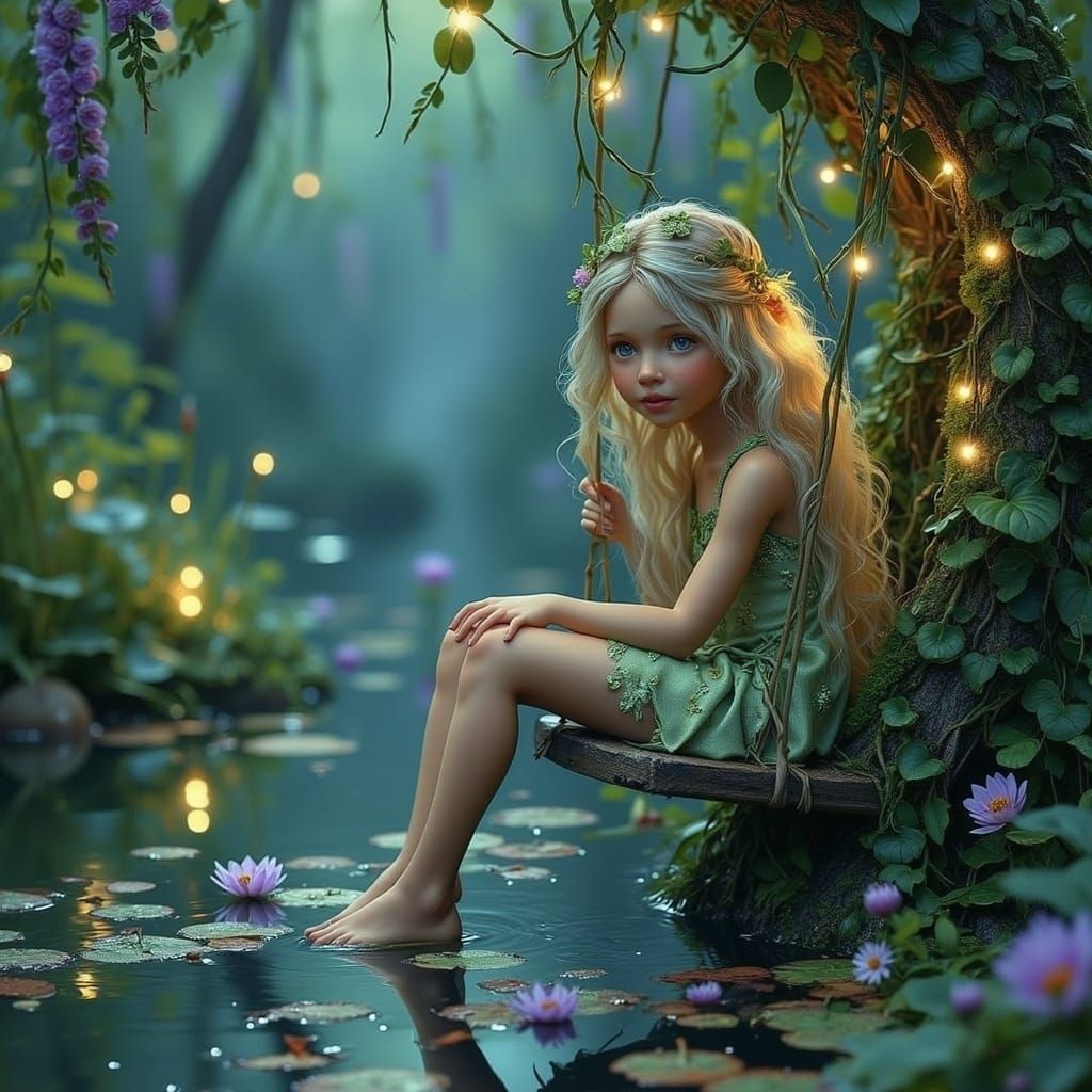 Ethereal Fall Fairy in Enchanted Forest