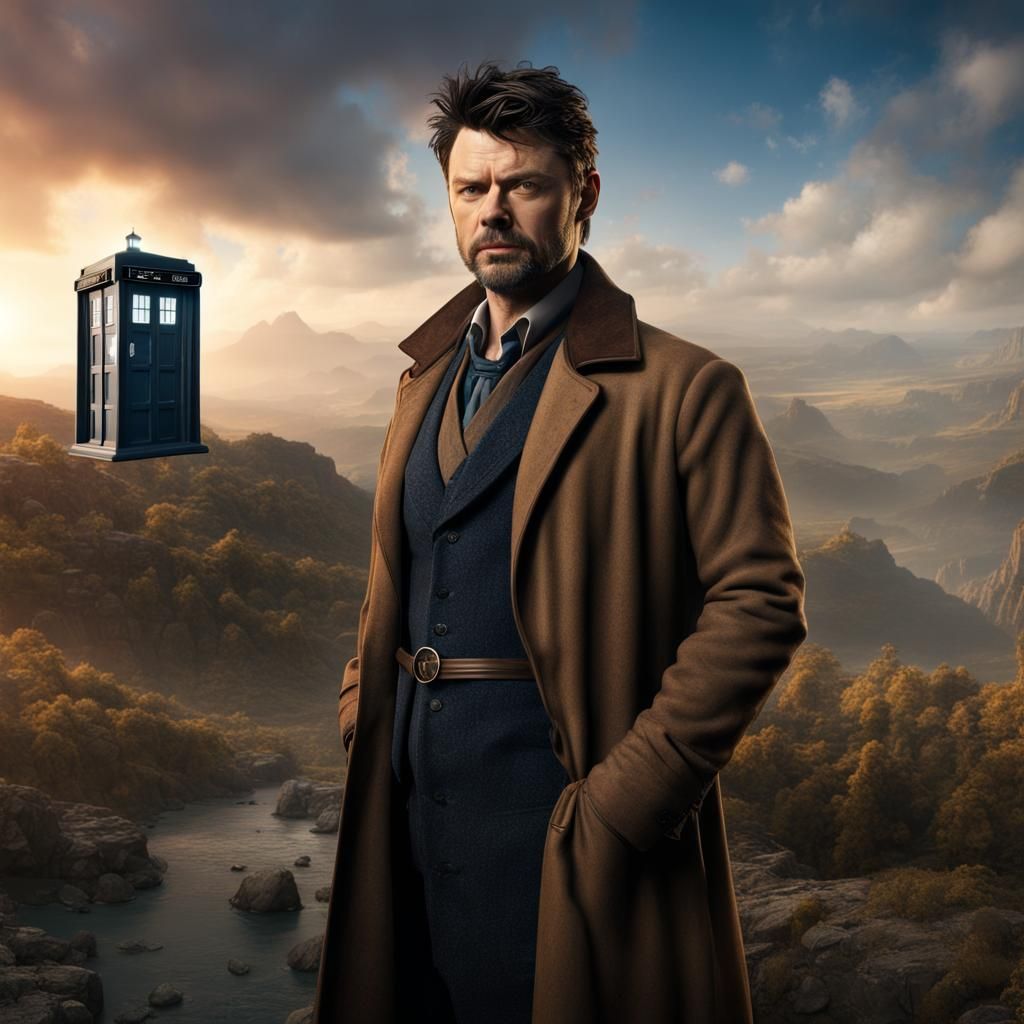Karl Urban as Doctor Who: Detailed Fantasy Art