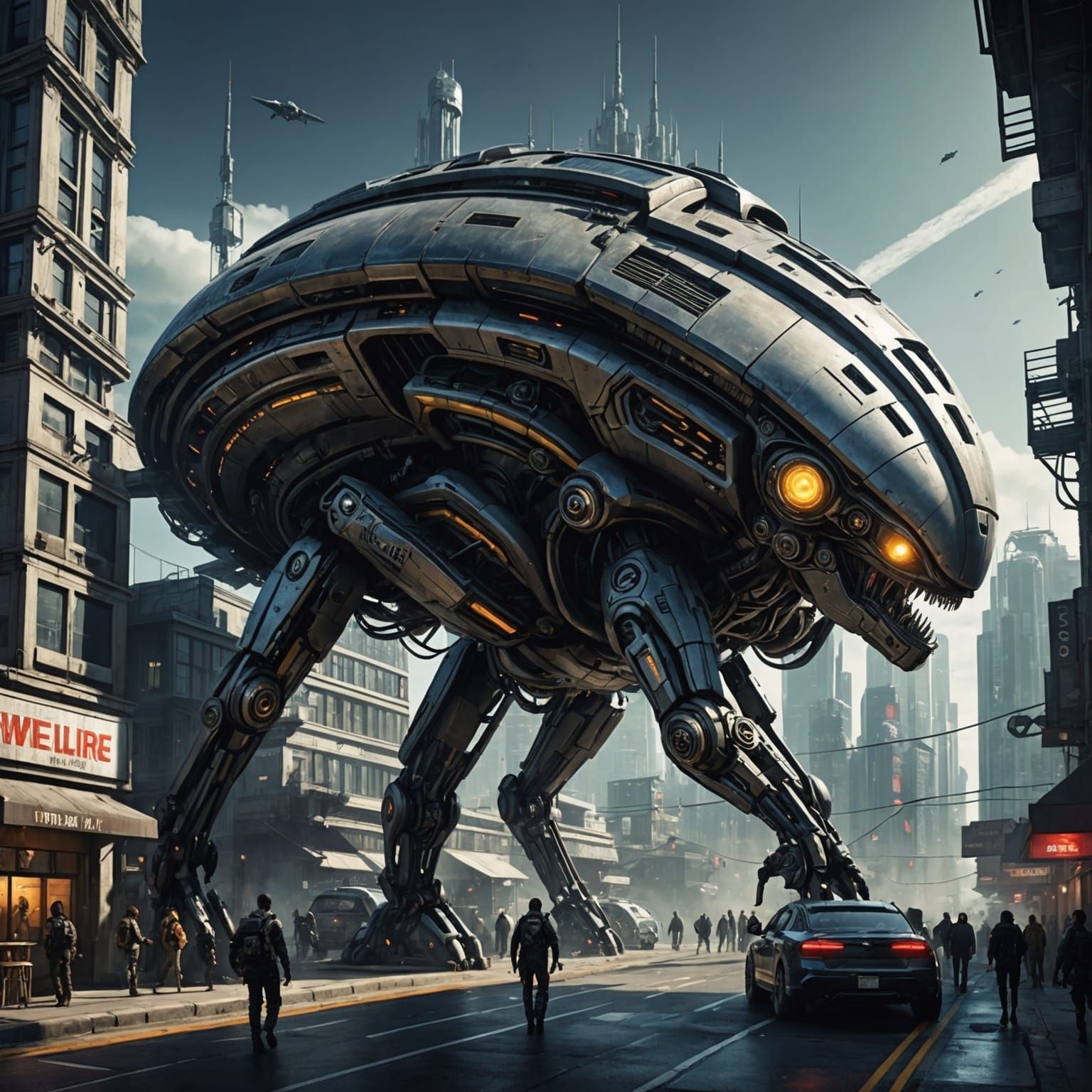 Sci-Fi Visions: Cyberpunk, Steampunk and Futuristic Worlds