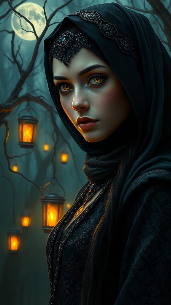 Gothic Muslim Mysterious night