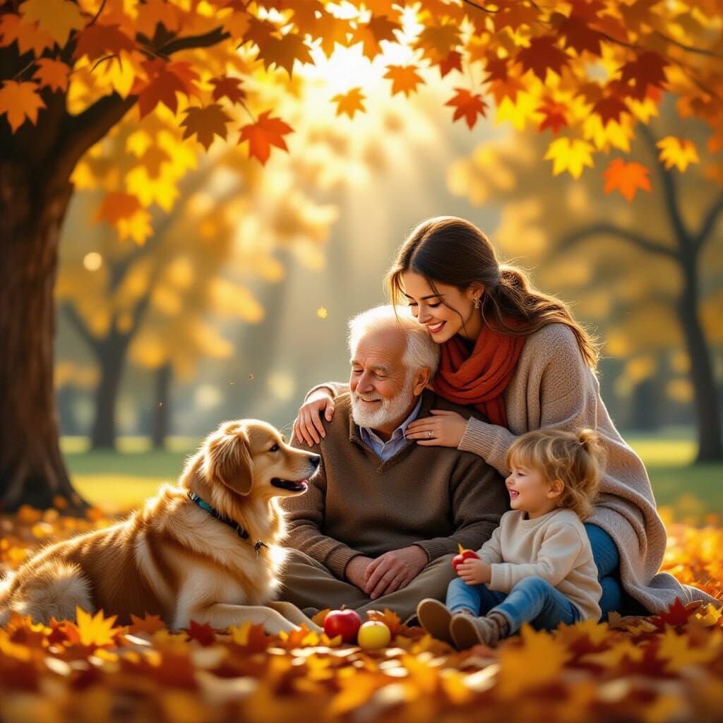 Hyperrealistic Scene of Kindness and Community