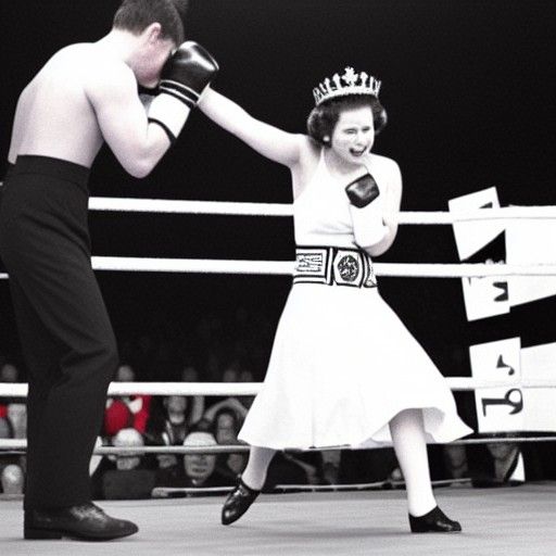Queen Elizabeth II: Boxing Ring Knockout
