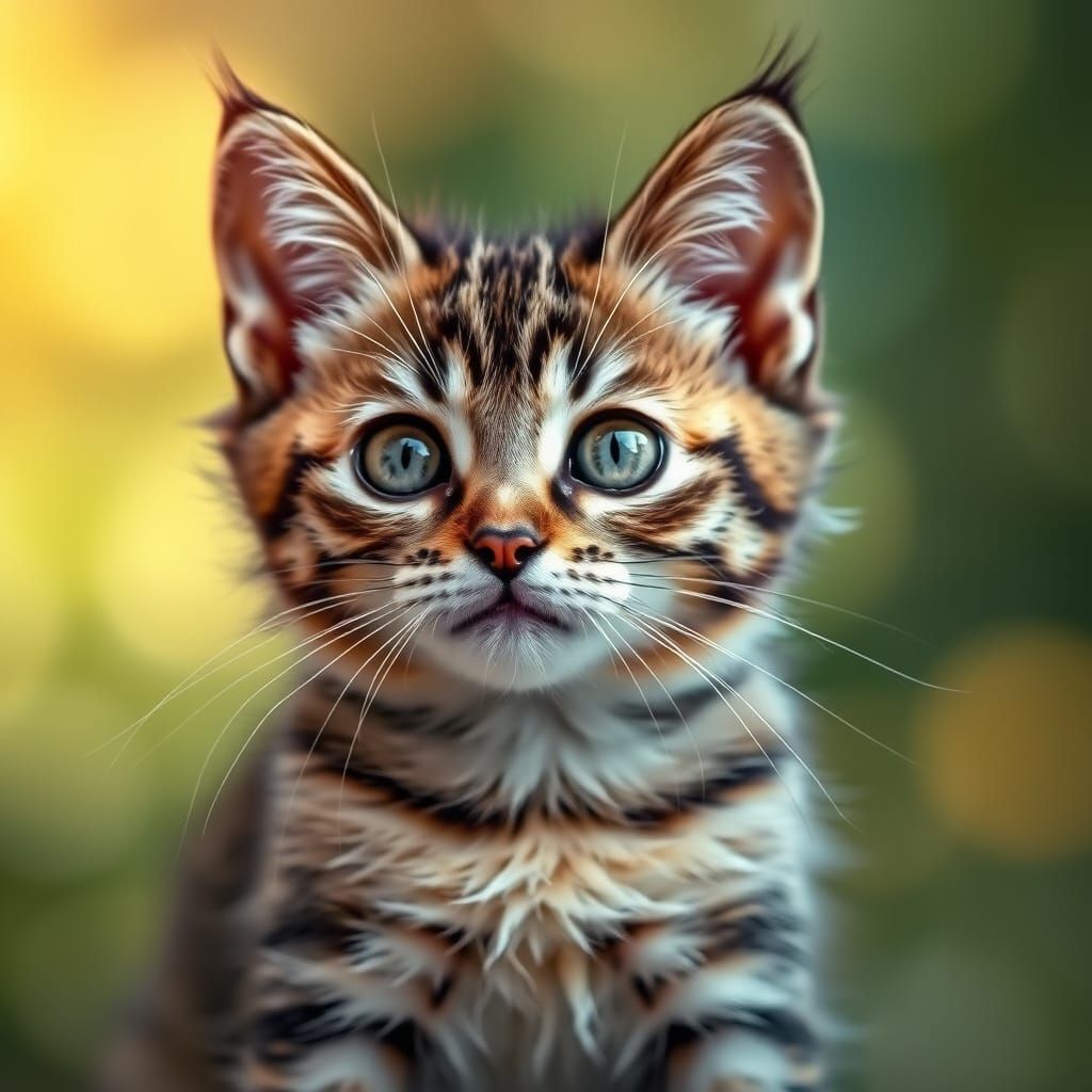 Surreal Kitten Captured in Stunning DSLR Photography