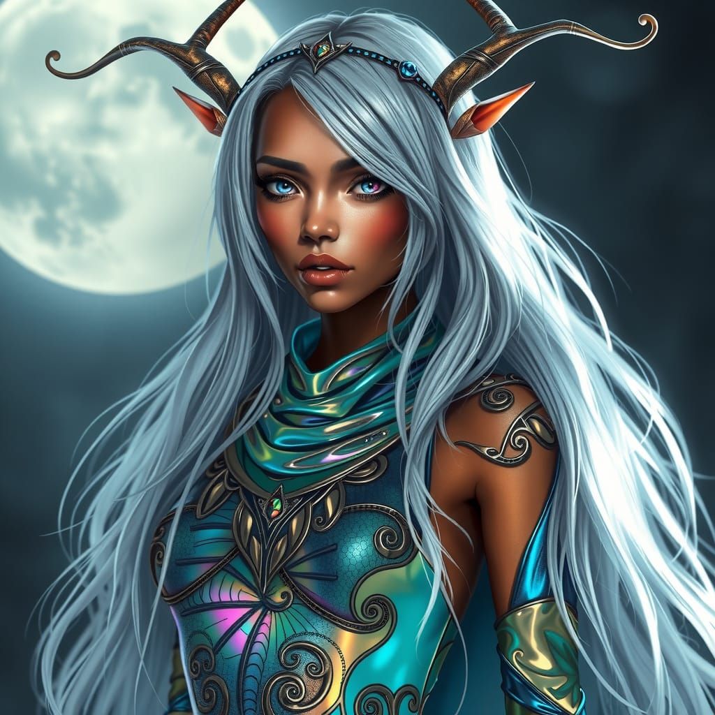 Malevolent Fae with Iridescent Armor