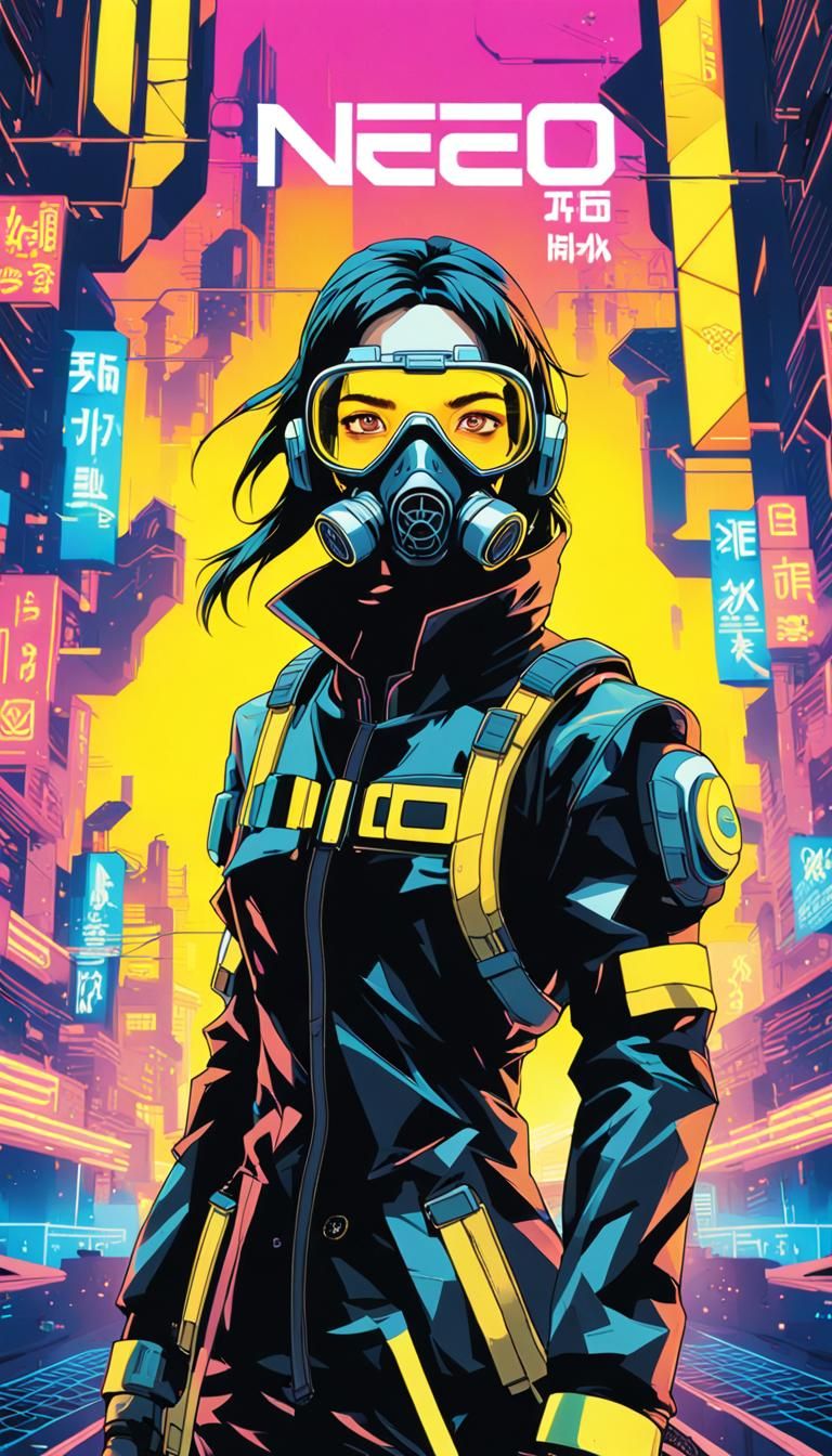 Cyberpunk Magazine Cover v7