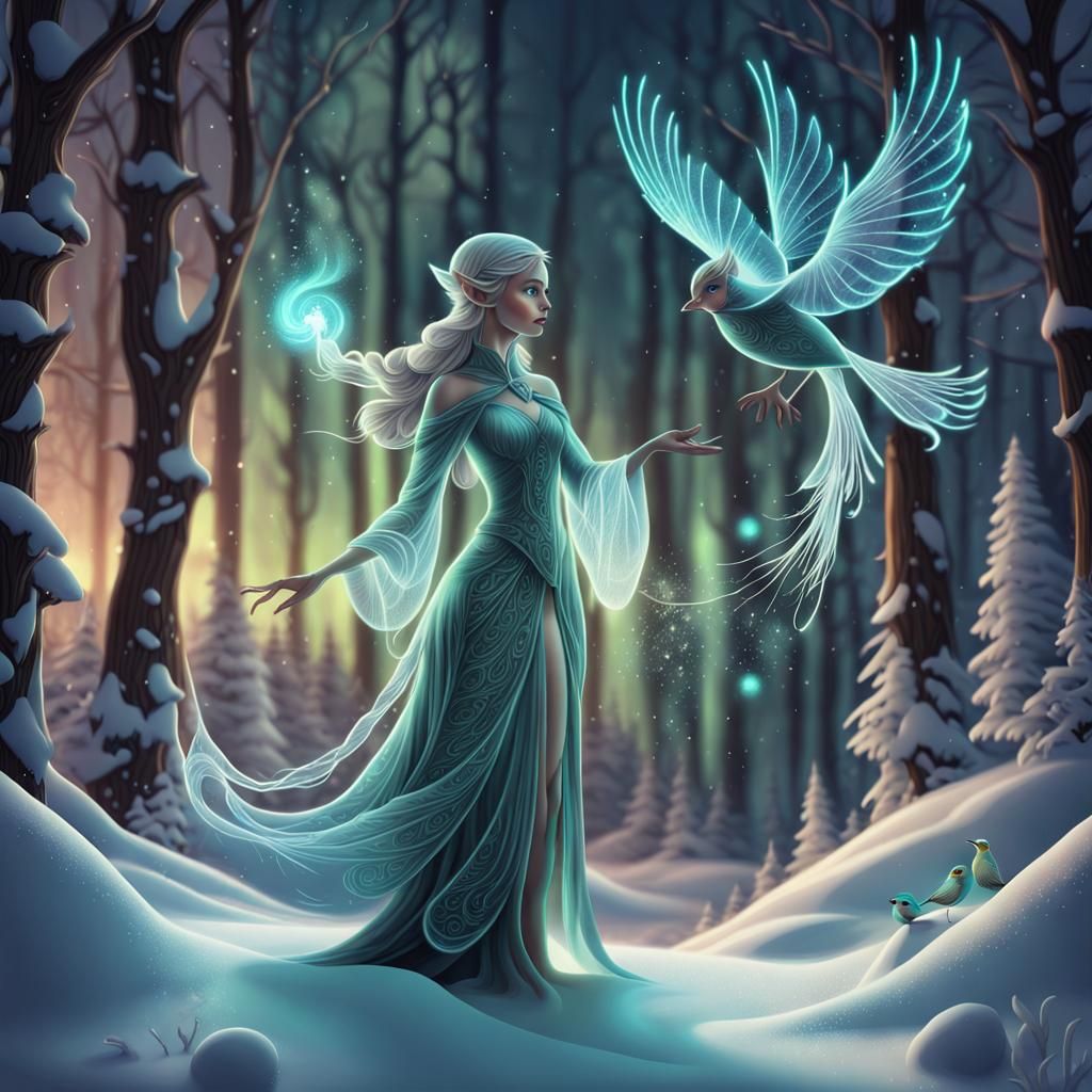 The Magical Spell Elf in The North.