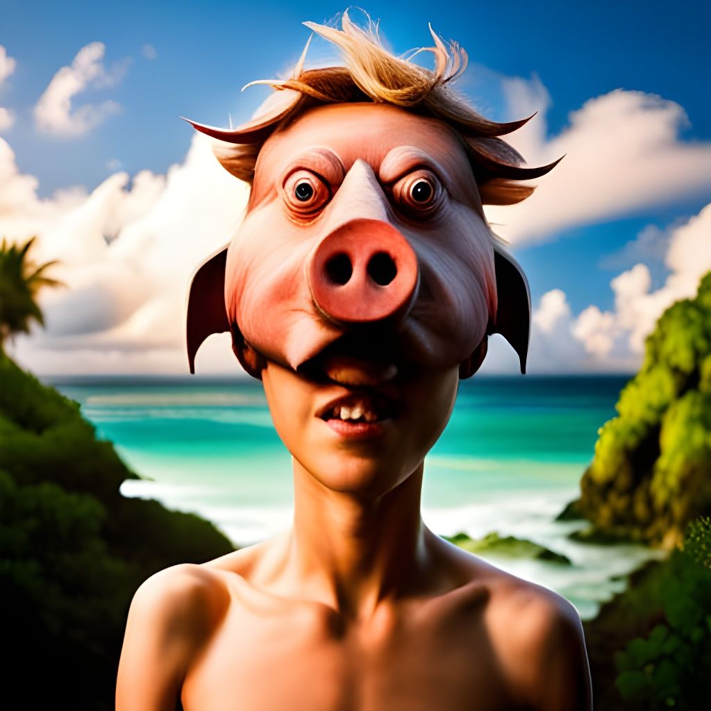 Lord of the Flies: Pig's Head on a Stake