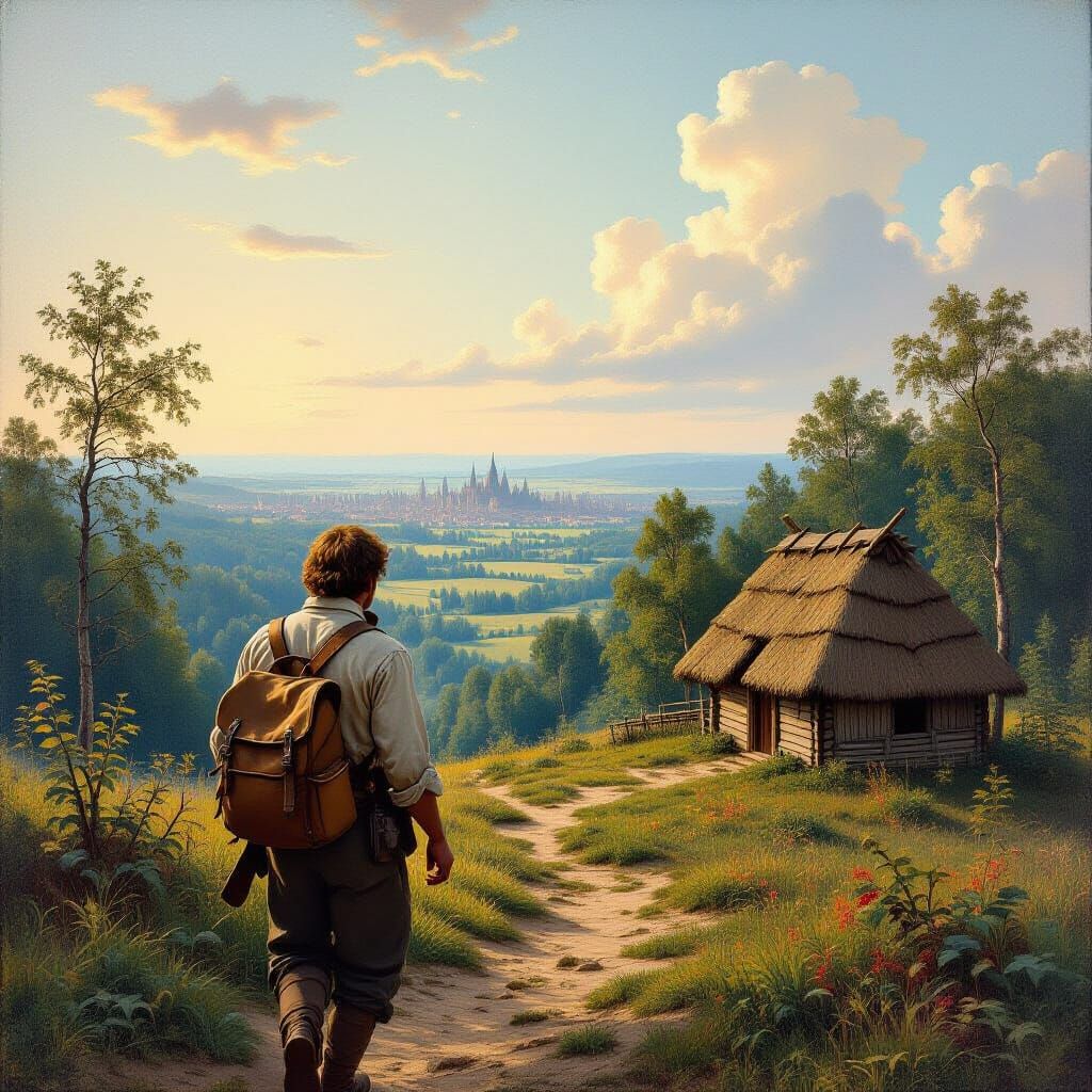 Embracing Nature: A Romantic Vision of Simple Living