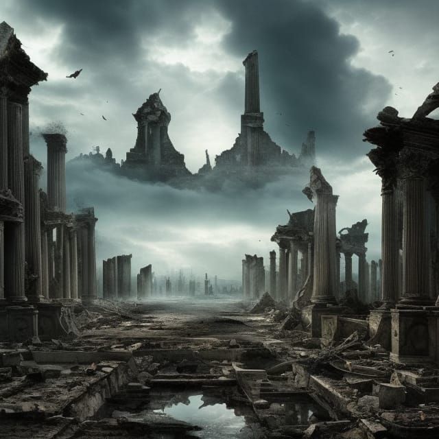 Apocalyptic Necropolis: A City in Ruins