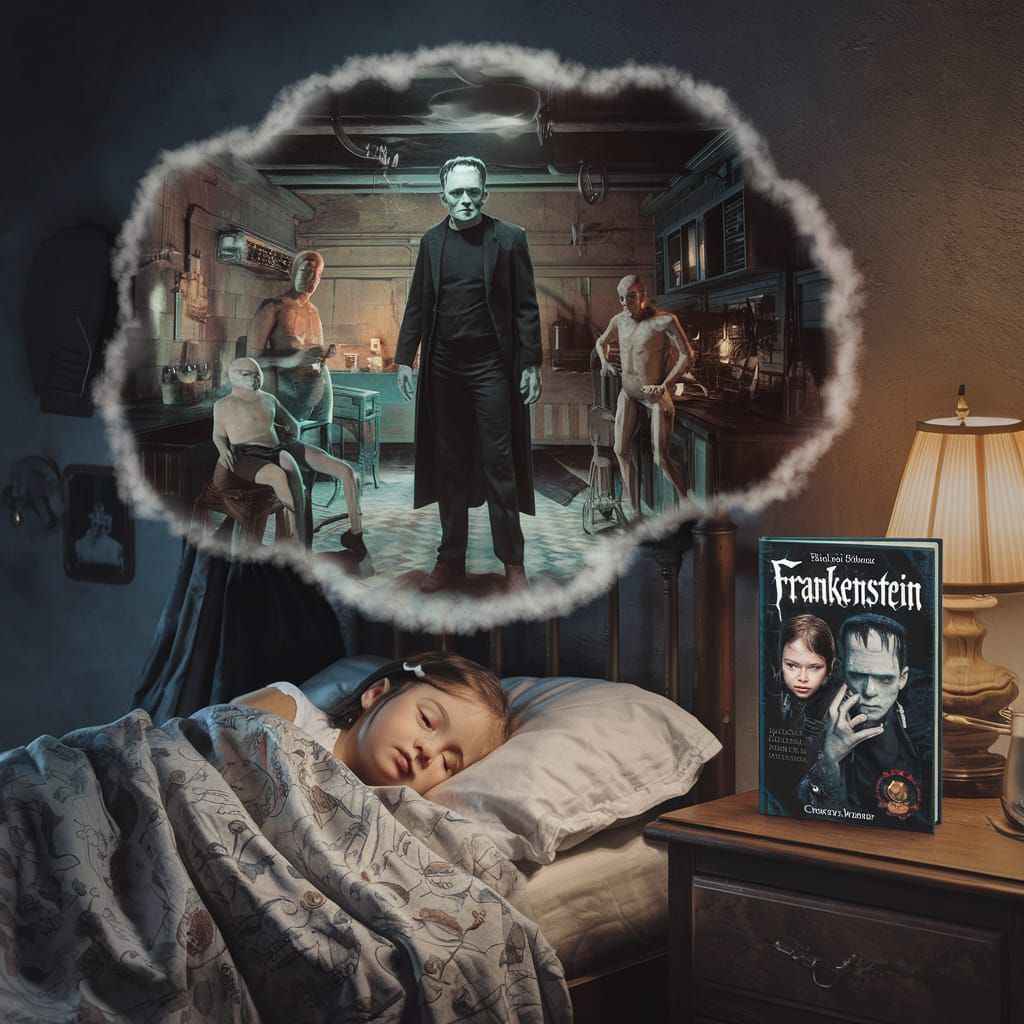 Dreamy Nightmare: Girl, Frankenstein, and Monsters