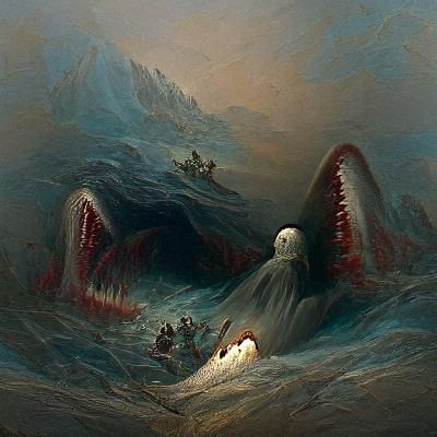 Jaws in the Style of Gustave Doré