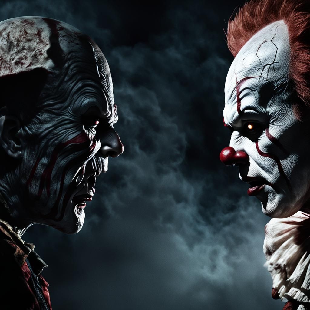 Freddy Krueger vs Pennywise: Cinematic Horror Showdown