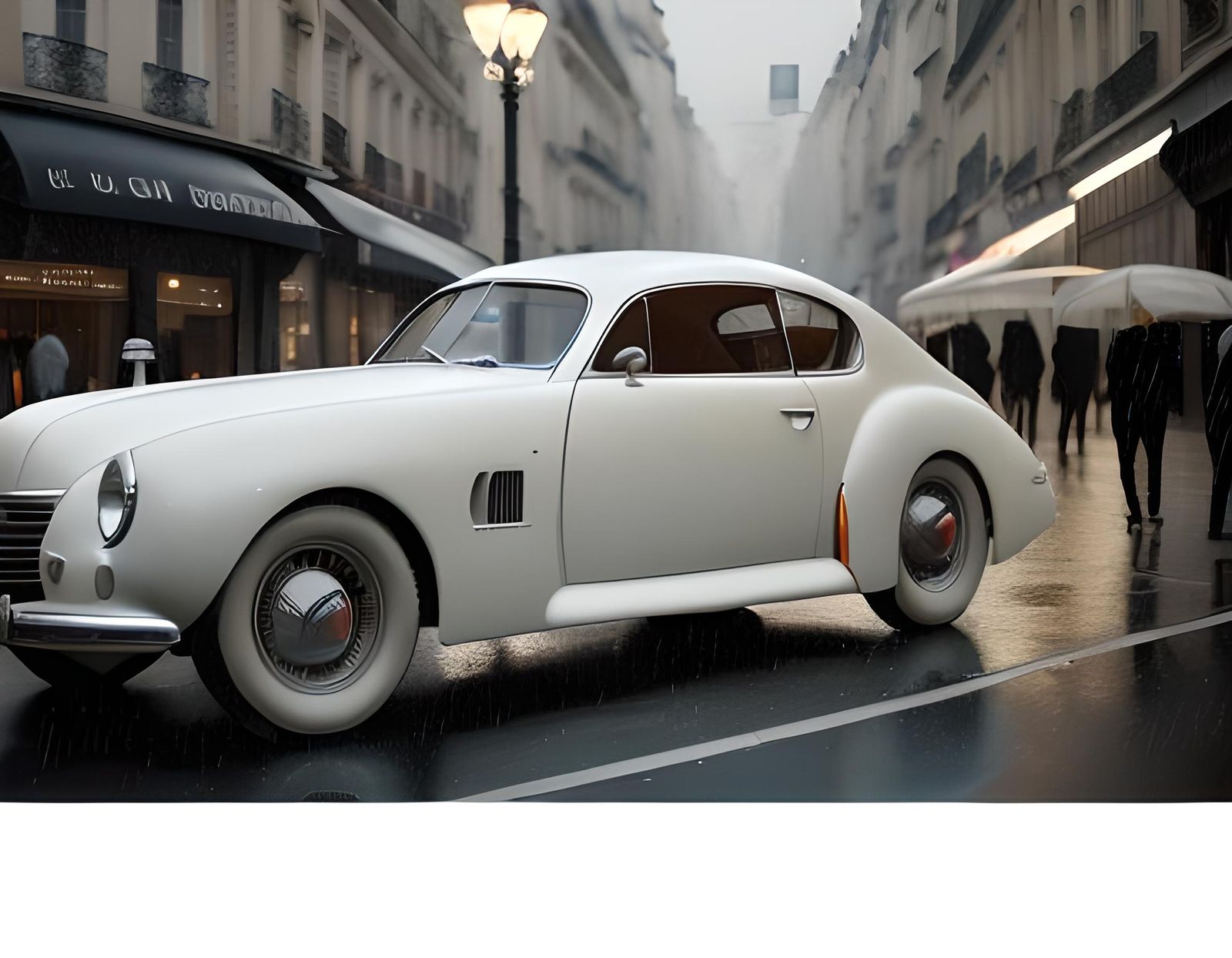 1945 French Luxury Car in Art-Deco Style