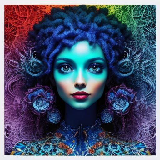 Surreal Glamour: A Hyperrealistic CGI Masterpiece