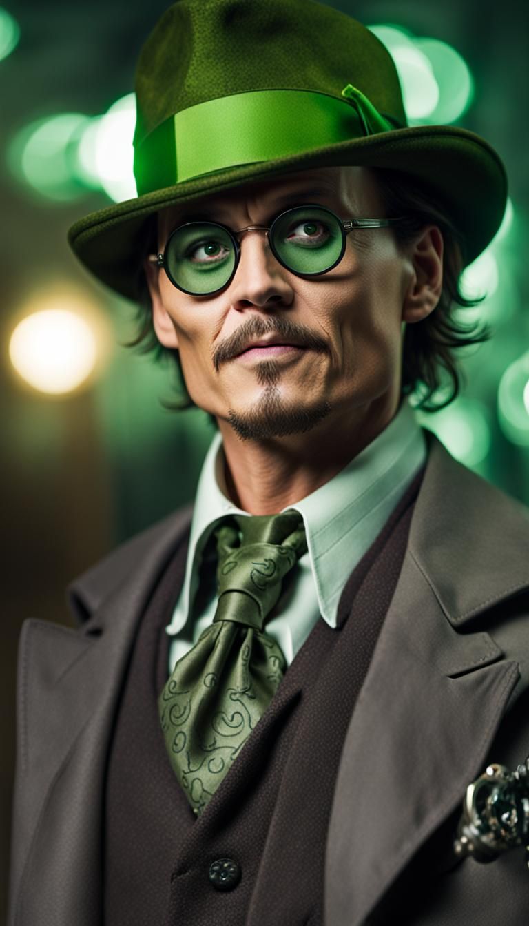 Riddler Portrait in Photographic Style
