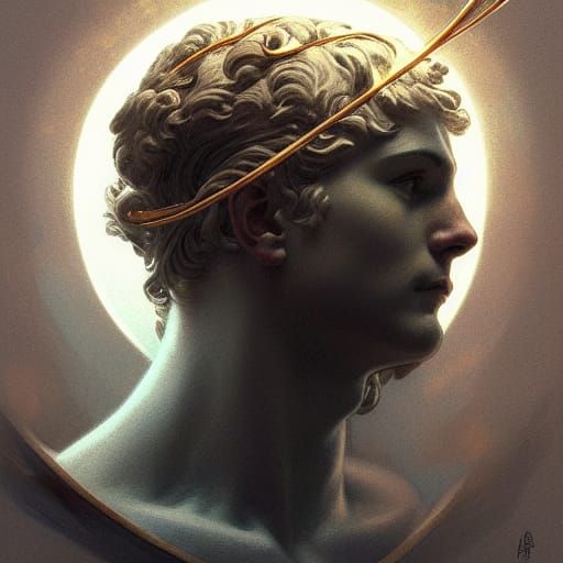Apollo: God of Light in Hyperdetailed Portrait
