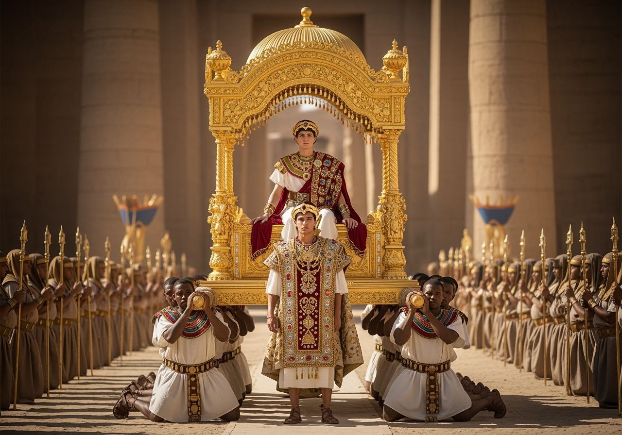 Roman Emperor Parade in Ancient Egypt: Professional Photogra...